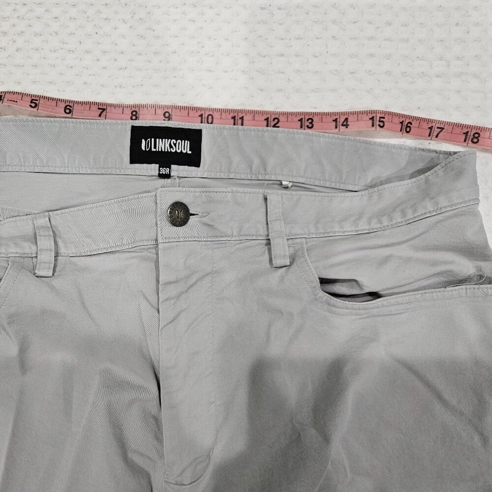 Linksoul Crosby 5-Pocket Pants Lot – Silver & Khaki 36x32